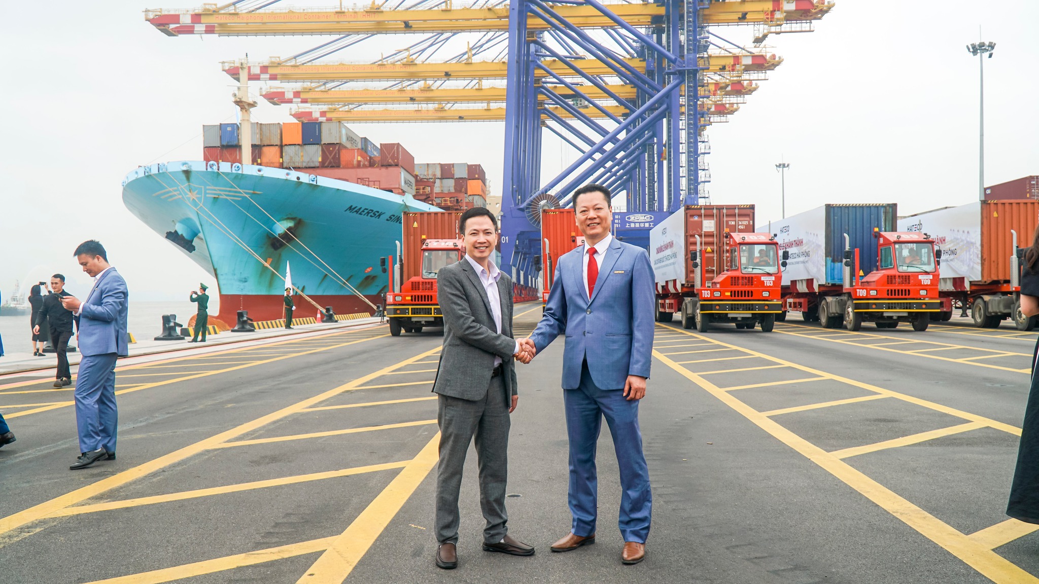 Khánh thành Cảng container Quốc tế Hateco Hải Phòng hiện đại nhất Việt Nam